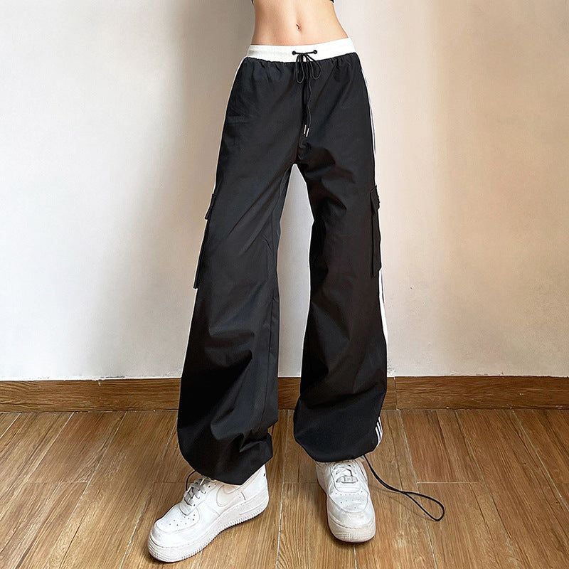 Vintage Side Striped Cargo Sweatpants