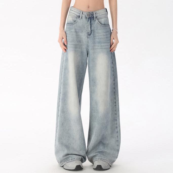 Vintage Light Wash Baggy Jeans