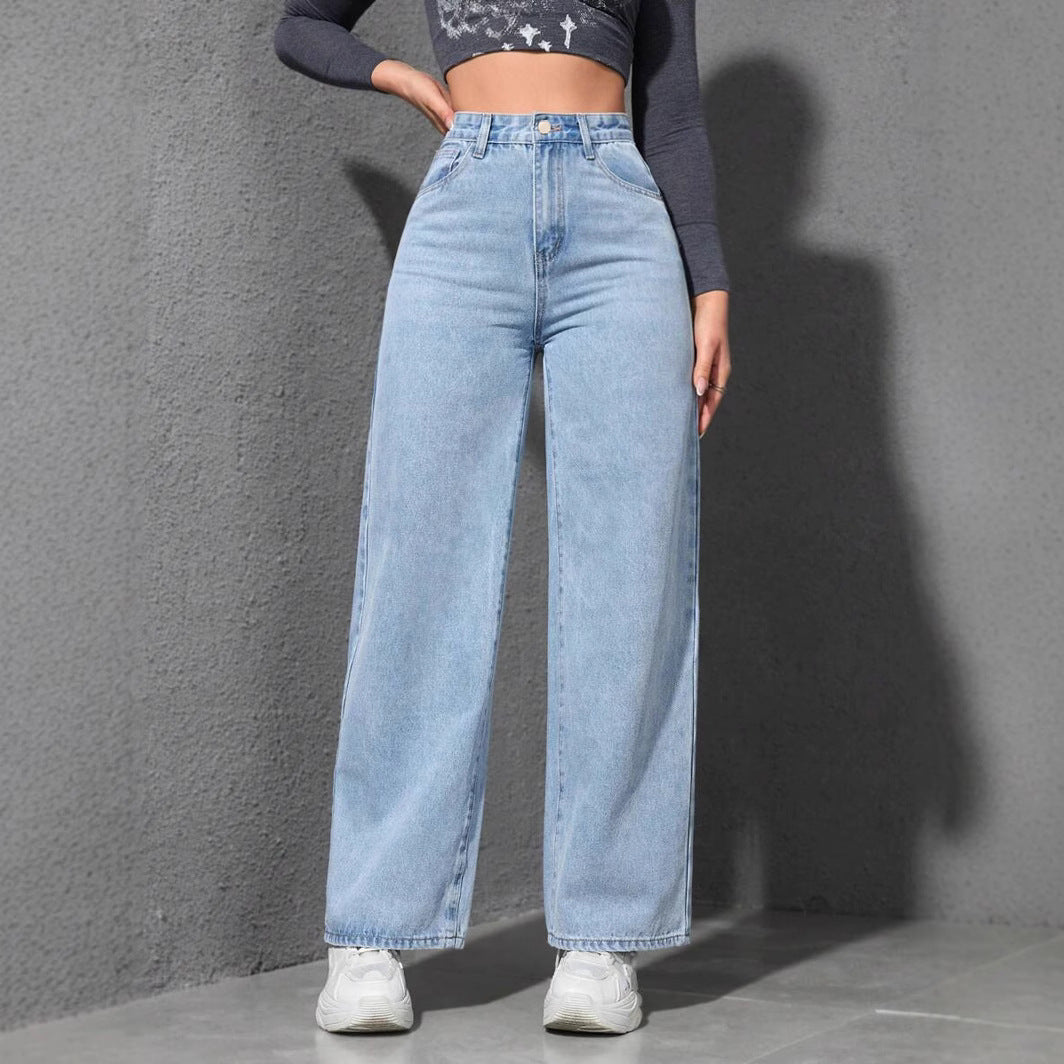 Vintage High Waist Wide Leg Jeans