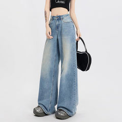 Vintage Straight Loose Wide Leg Jeans