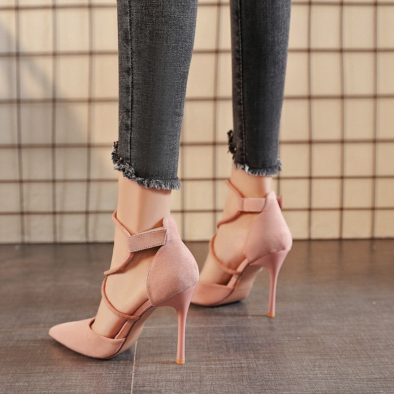 Pointed High Heel Pumps